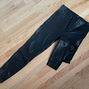 7 For All Mankind Black Skinny Pants